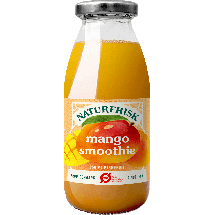 Mangosmoothie, 250 ml, økologisk, Naturfrisk