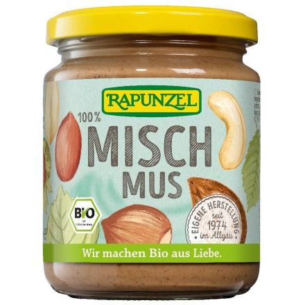 Nøttepålegg mix, 250 g, økologisk, Rapunzel