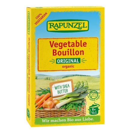 Grønnsaksbuljong, terninger, økologisk, Rapunzel