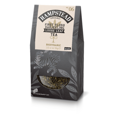 First Flush Darjeeling Tea, løsvekt, 100 g, økologisk, Hampstead