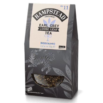 Earl Grey Tea, løsvekt, 100 g, økologisk, Hampstead 