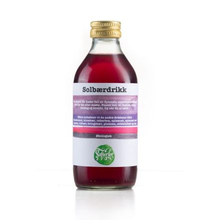 Solbærdrikk, 0,25 l, økologisk, Safteriet