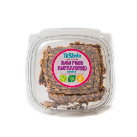 Knekkebrød Rødbet,140g,økologisk, Tilstede Mat Mer