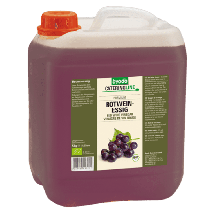 Rødvinseddik, 5 l, økologisk, Byodo